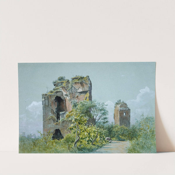Baths of Trajan (Sette Sale, Villa Brancaccio, Rome) by William Stanley Haseltine