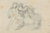 Battle between Man and Centaur