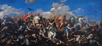 Battle of Alexander versus Darius (between 1644 and 1650)