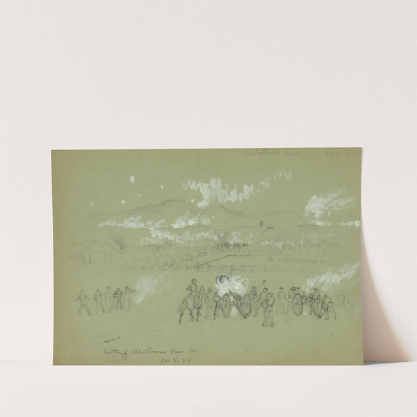 Battle of Allatoona Pass, Ga. Oct 5-64 (1864) by Alfred Rudolph Waud