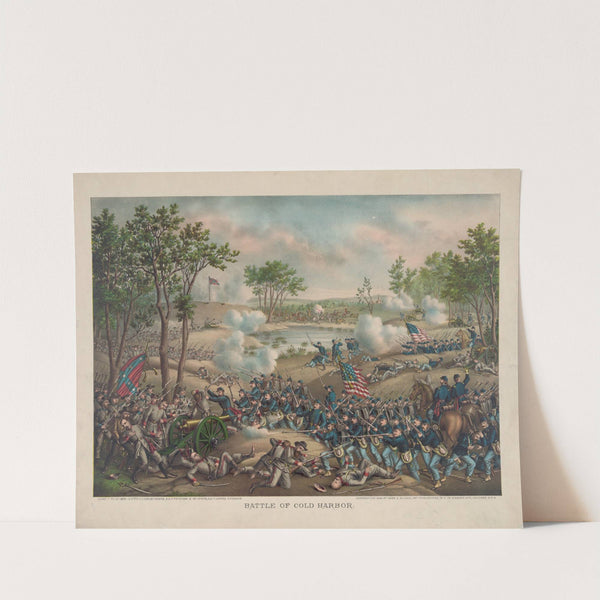 Battle of Cold Harbor (1888) by Kurz &amp; Allison