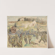 Battle of Dubisa (1916) by Zygmunt Waliszewski