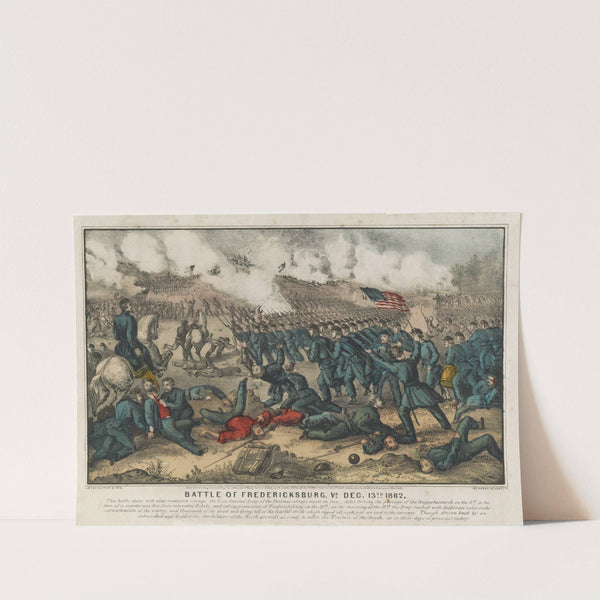 Battle of Fredericksburg, Va. Dec 13th 1862 (1862) by Currier & Ives.