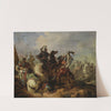 Battle of Lithuanians with the Teutonic knights by Henryk Pillati