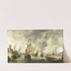 Battle of the Combined Venetian and Dutch Fleets against the Turks in the Bay of Foya, 1649 (1656) by Abraham Beerstraaten