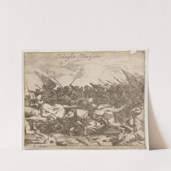 Battle of the Moors (1633) by Johann Wilhelm Baur