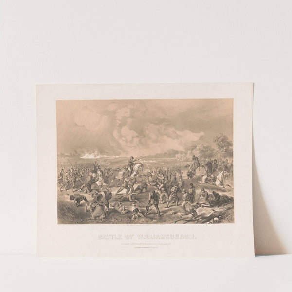 Battle of Williamsburgh by Sarony, Major &amp; Knapp Lith.