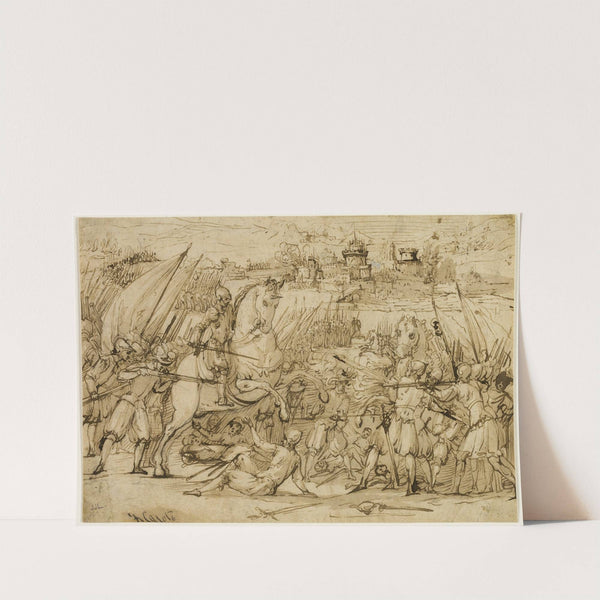Battle Scene by Antonio Maria Viani