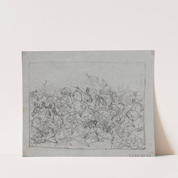 Battle Scene by Nicaise De Keyser