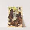 Batty montreur d’ours, la plus grande attraction du jour (1902) by Adolf Friedländer Lith.
