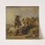 Bauernfamilie mit Pferd und Ziege auf dem Feld by Jakob Becker