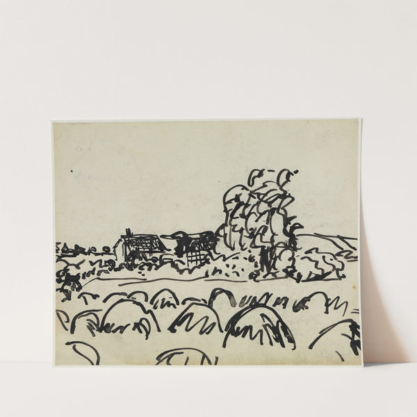 Bauerngehöft auf Fehmarn (1908) by Ernst Ludwig Kirchner