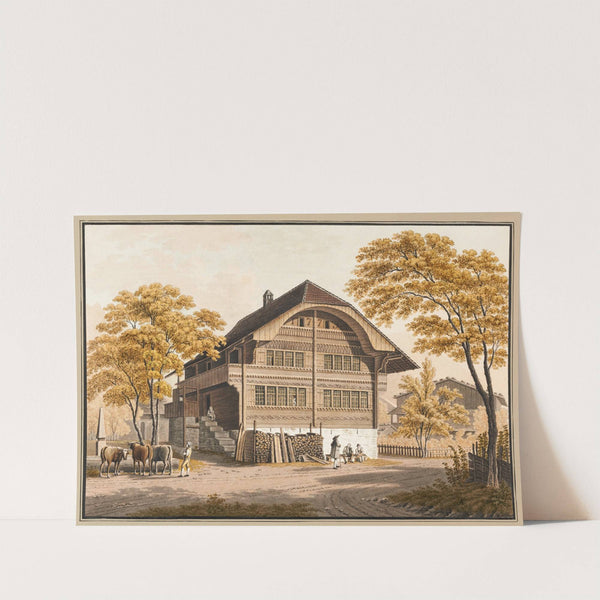 Bauernhaus bei Interlaken (1915-1945) by Jacques Henri Juillerat