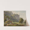 Bauernhaus im Lauterbrunnental (1915-1945) by Gabriel Lory the older