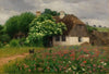Bauernhaus mit Blumenwiese (1909)