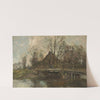 Bauernhof am Wasser by Rudolf Höckner