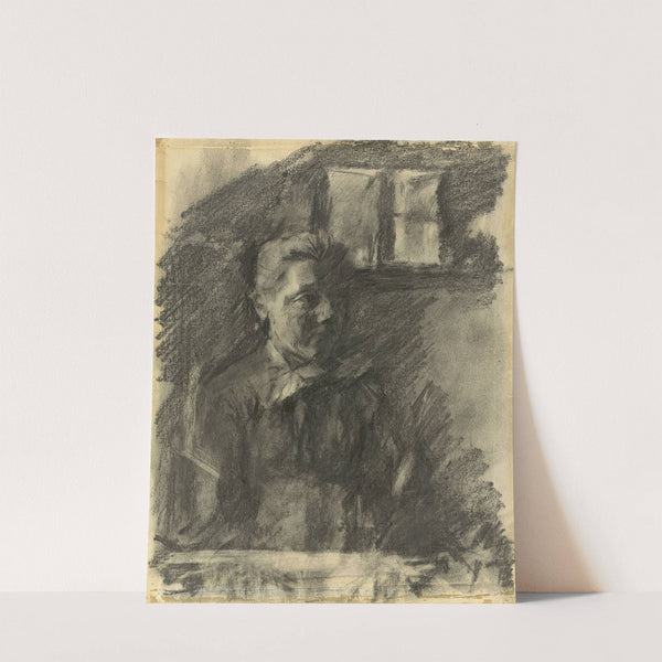 Bauernmädchen am Fenster by Wilhelm Leibl