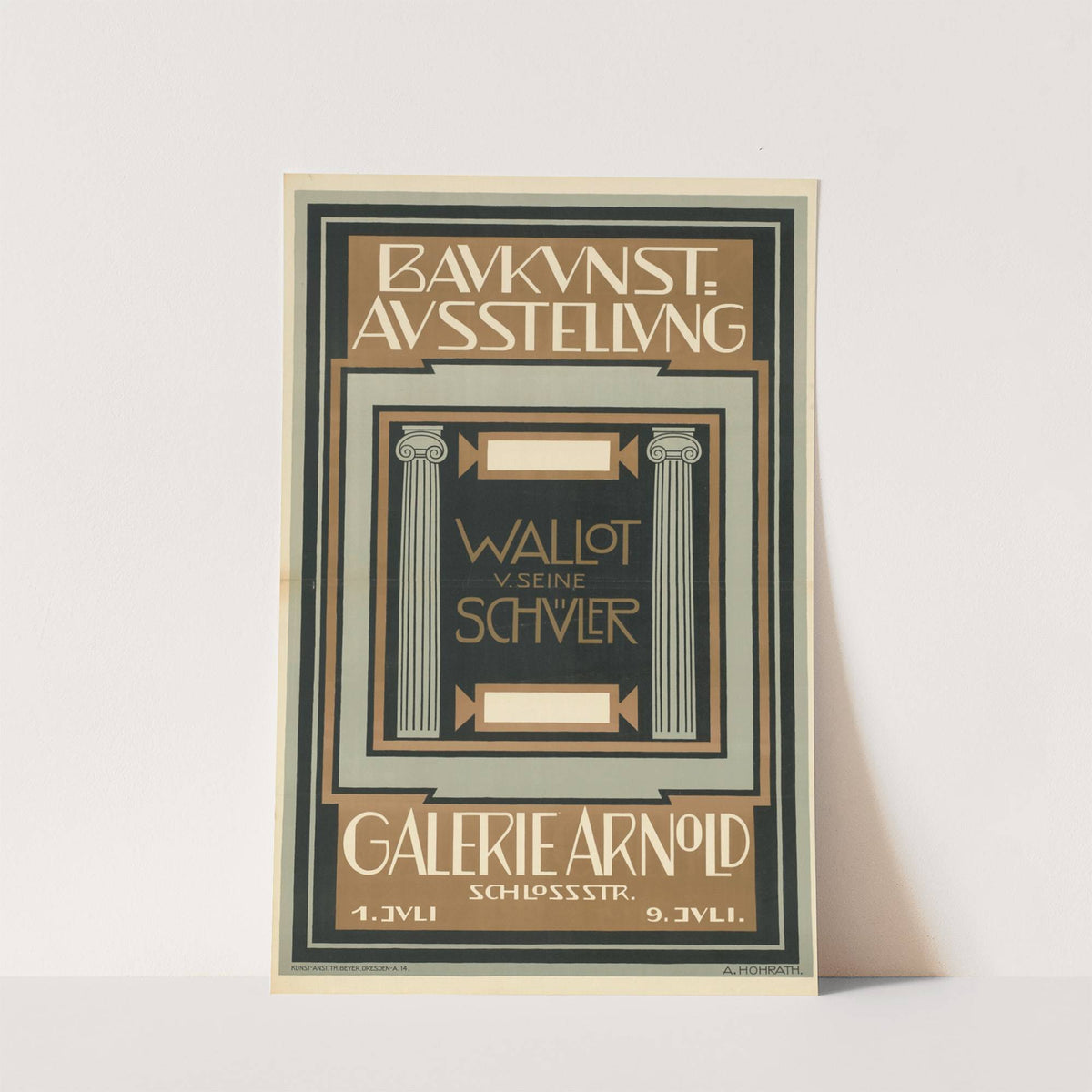 Baukunst-Ausstellung. Wallot und seine Schüler (1912) by Alexander Hohrath