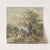 Baum und Bauernhaus am Bach mit einer Frau (1886) by Anton Burger