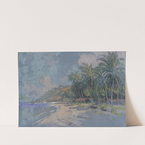 Beach, Acapulco by Joseph Pennell