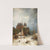 Beach by a town with old tower and rampart (1876) by Andreas Achenbach