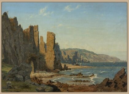 Beach formation on Bornholm. Scene from Rø