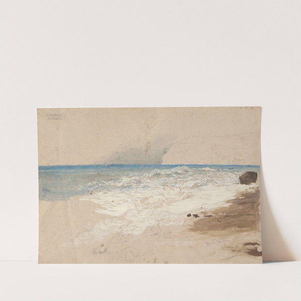 Beach in Sorrento (1881) by Hans Thoma