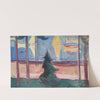 Beach Landscape with Trees and Boats (1905–1906) by Edvard Munch