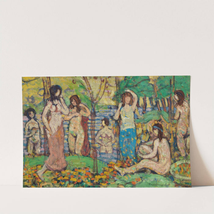 Beach No. 3 (circa 1913) by Maurice Prendergast
