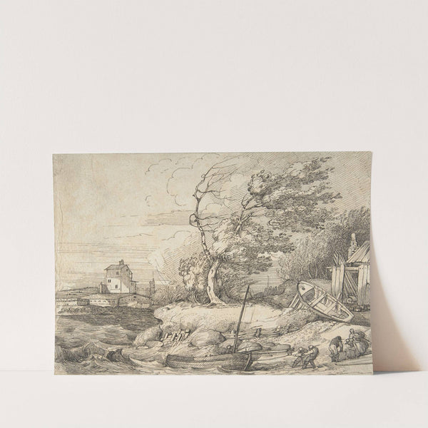 Beaching a Fishing Boat in a Gale by John Hamilton Mortimer