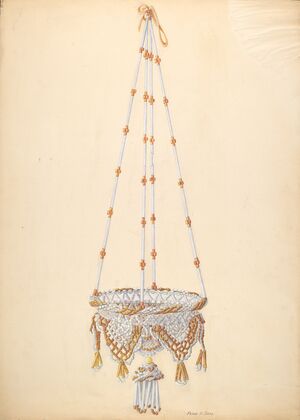 Beadwork Hanging Basket