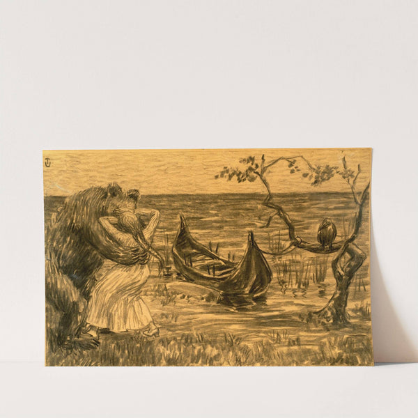 Bear and a Girl by Teodors Ūders