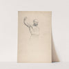 Bearded, bare-chested male figure, study for &#039;The Horse Fair&#039; by Rosa Bonheur