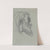Bearded Man in Profile (recto) – Woman Looking Up (verso) by Alexandre Bida