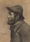 Bearded Man with Hat