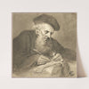 Bearded Scholar Writing by Edward Bird
