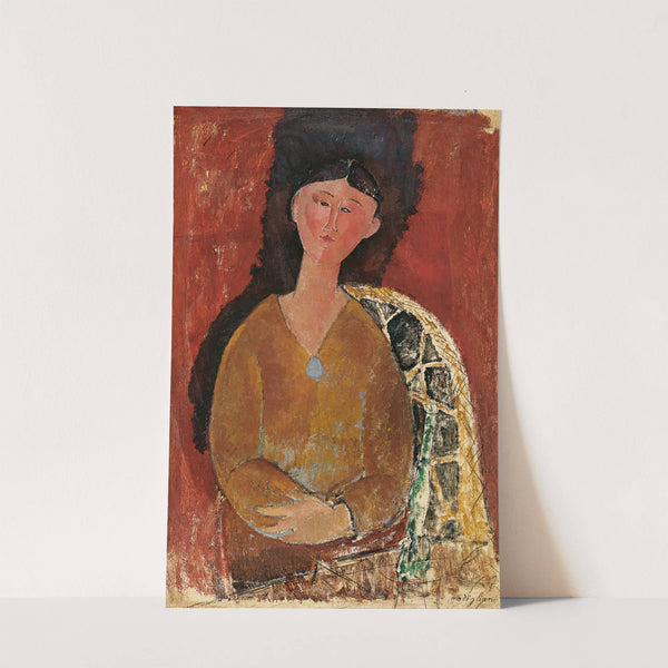 Beatrice Hastings assise (1915) by Amedeo Modigliani