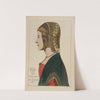 Béatrix D&#039;Este-Sforza duchesse de Milan 1490. Tableau de Léonardo a la Bilbl[iothèque] Ambrosienne de Milan. by Raphaël Jacquemin
