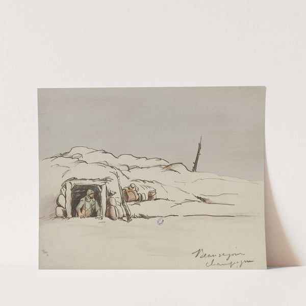 Beauséjour. Champagne (1915-1916) by Georges Goursat (Sem)