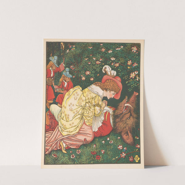 Beauty and the beast Pl. 05 by Walter Crane
