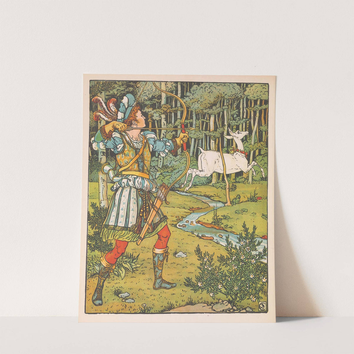 Beauty and the beast Pl. 16 by Walter Crane
