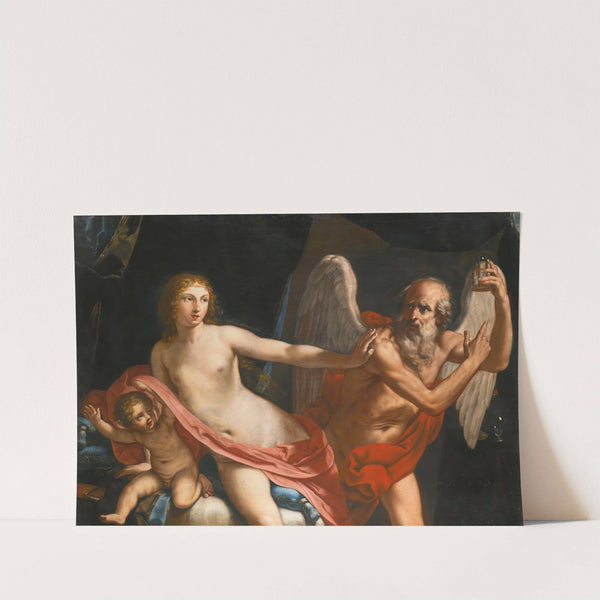Beauty Fending Off Time by Elisabetta Sirani