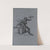 Bebaarde man die overeind geholpen wordt by David Humbert de Superville