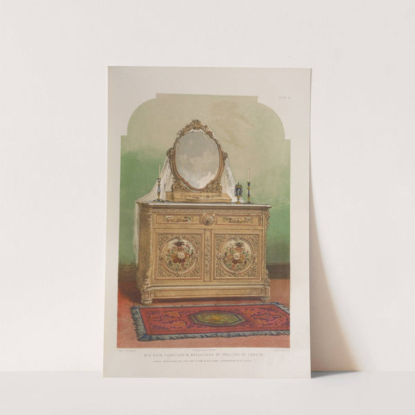 Bed room furniture in marqueterie by Matthew Digby Wyatt