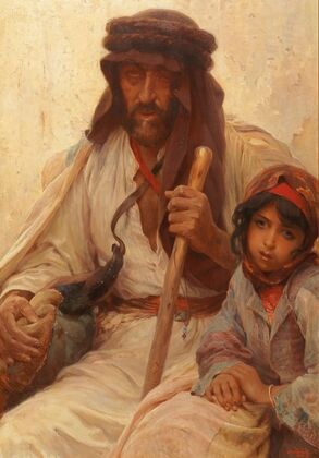 Bedouin and Young Girl — size preview