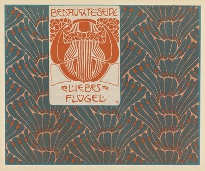 Bedruchte Seide Liebes Flugel (Printed Silk Love Wings)