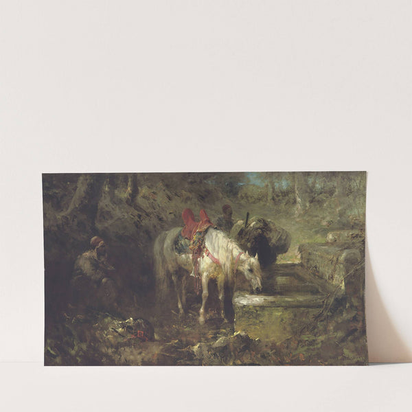 Beduoins At Rest by Adolf Schreyer