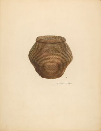 Bee Basket and Cover