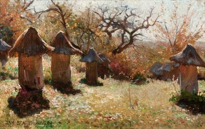 Beehives in the Ukraine