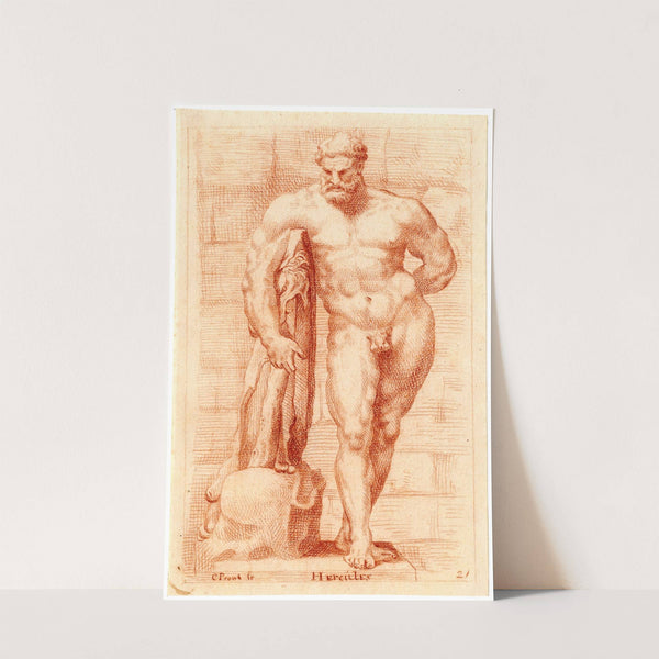 Beeld van de Hercules Farnese by Cornelis Pronk